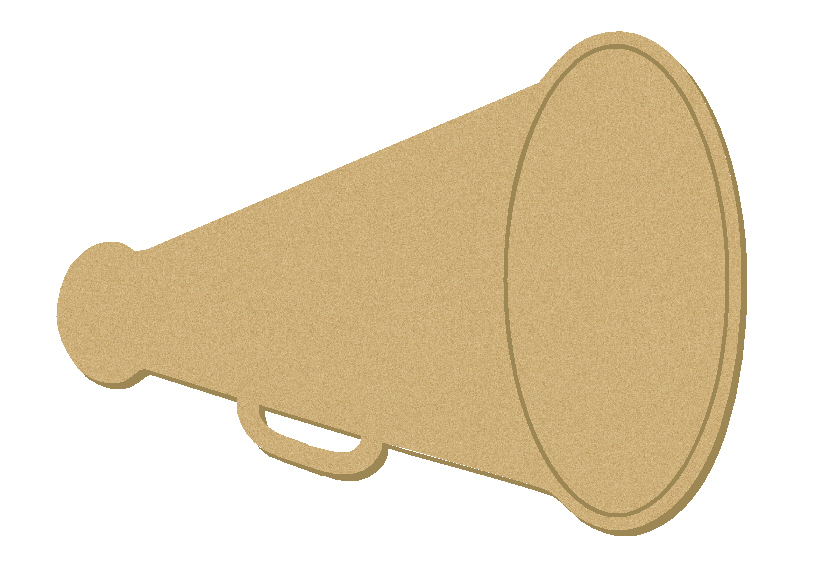 megaphone cork board